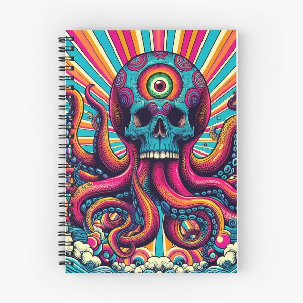 Item preview, Rhythm of the Deep | Psychedelic Octopus & Underwater Music Art designed and sold by litchick1977.