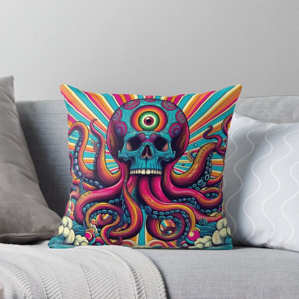 Item preview, Rhythm of the Deep | Psychedelic Octopus & Underwater Music Art designed and sold by litchick1977.
