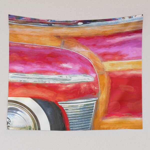 Item preview, 1949 Red Chrysler Town and Country Woody Convertible X112 designed and sold by RichFrancoCars.