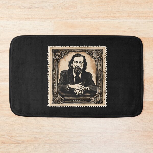 Item preview, Ancient Alan Watts Philosophy Meaning of Life Quote Stamp Philosopher designed and sold by wigobun.