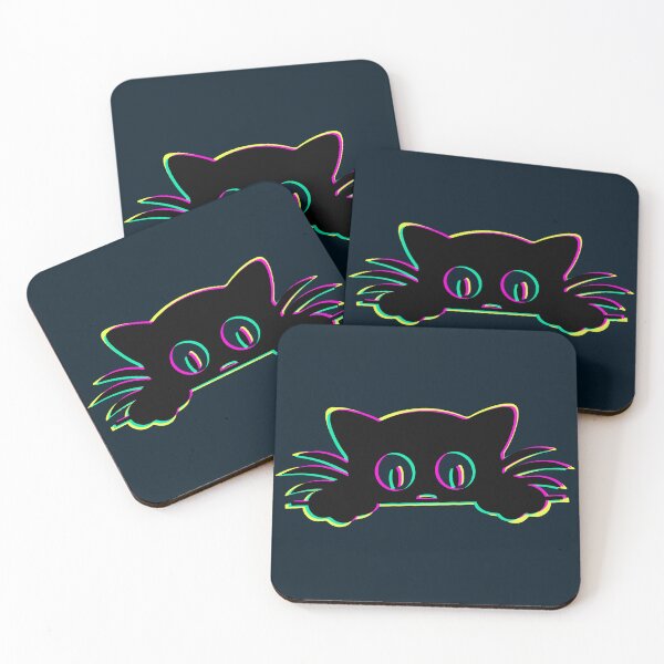 Item preview, 3D Spooky Cat. Holo glitch effect designed and sold by navarraspain.