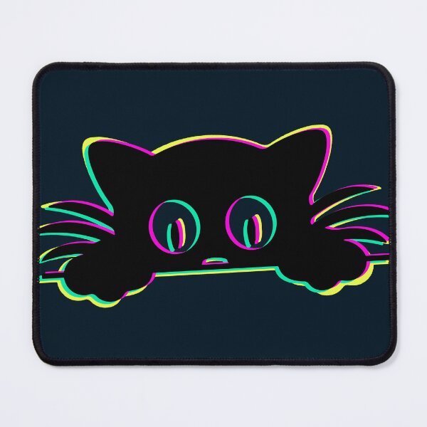 Item preview, 3D Spooky Cat. Holo glitch effect designed and sold by navarraspain.