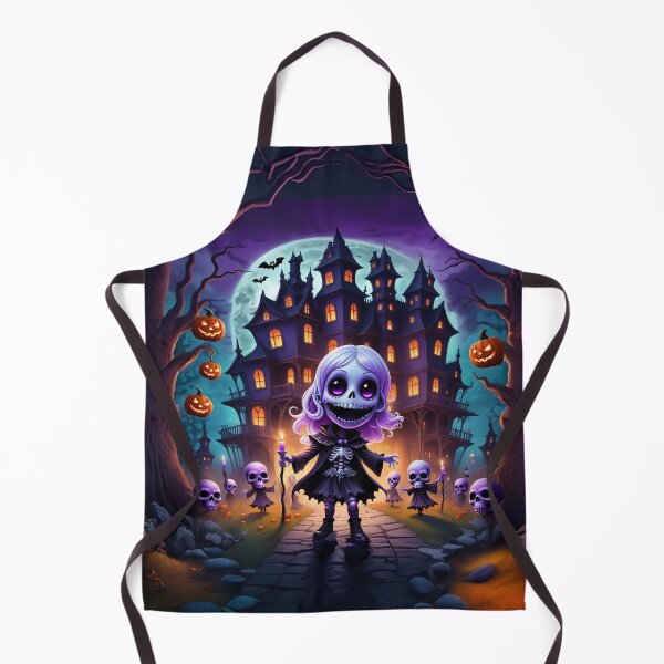 Item preview, Skeleton Girl's Haunted Halloween Adventure designed and sold by TechnoWhimsy.