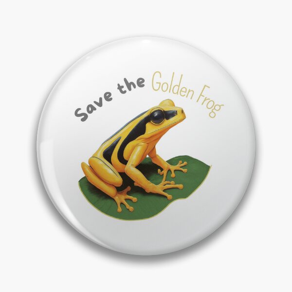Item preview,  SAVE THE Panamanian GOLDEN FROG designed and sold by FitEnvy.