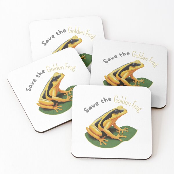 Item preview,  SAVE THE Panamanian GOLDEN FROG designed and sold by FitEnvy.