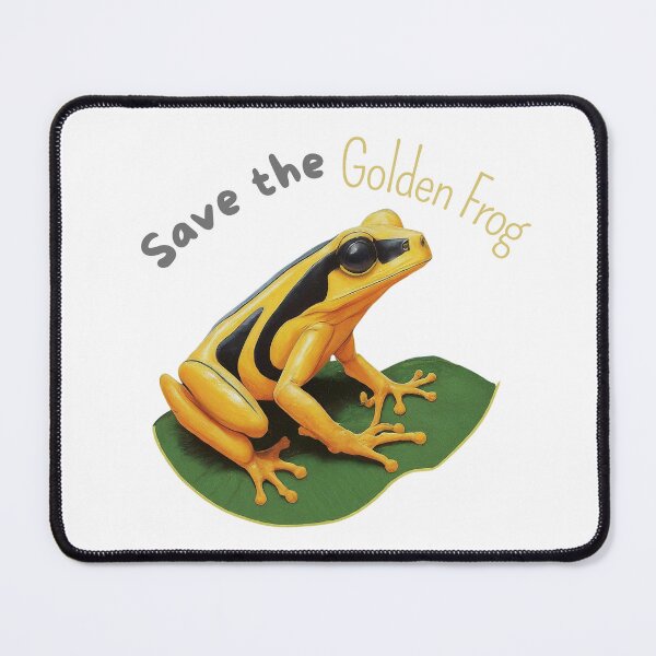 Item preview,  SAVE THE Panamanian GOLDEN FROG designed and sold by FitEnvy.