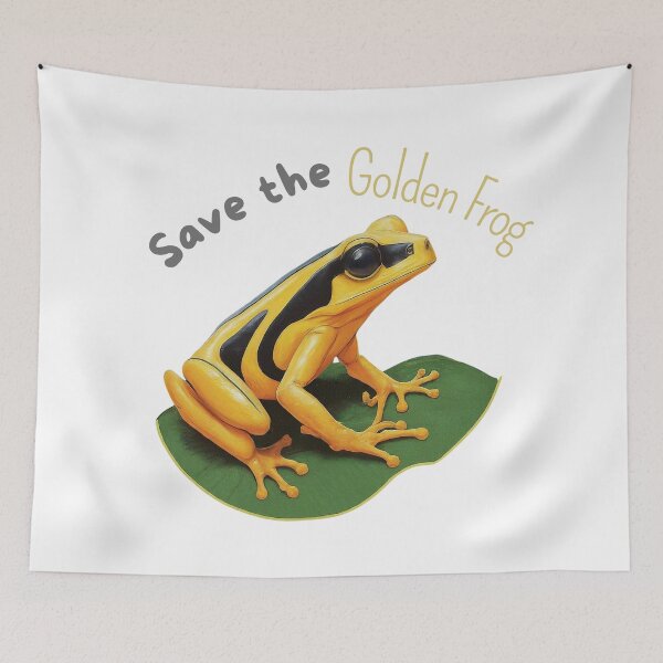 Item preview,  SAVE THE Panamanian GOLDEN FROG designed and sold by FitEnvy.