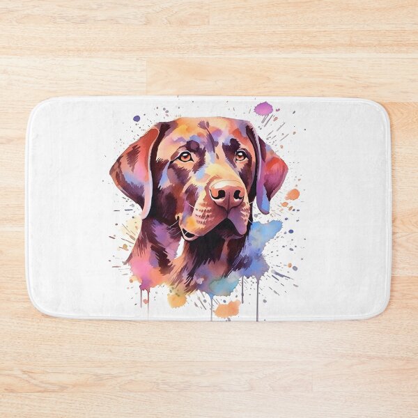 Item preview, Chocolate Lab | Colorful Watercolor Design #3 designed and sold by MatsurexDesigns.