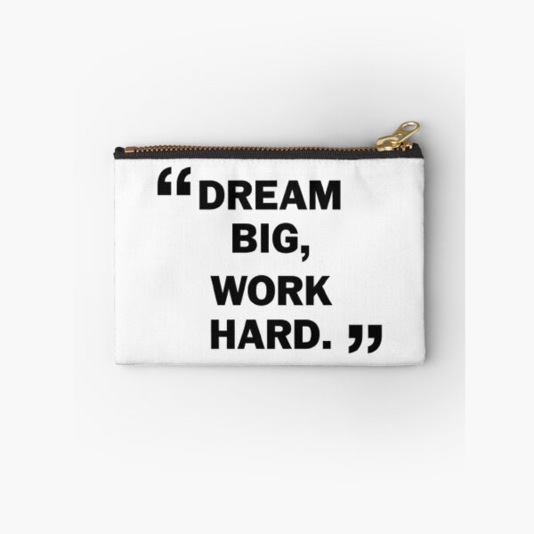 Item preview, Dream Big Work Hard Motivational Inspirational Shirt for Entrepreneurs Students and Hustlers designed and sold by ChicTeeLab.