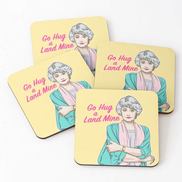 Item preview, The Golden Girls Dorothy Quote art - Go Hug a Land Mine designed and sold by Michaelofthe80s.