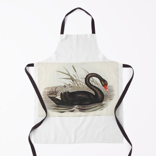 Artikelvorschau, Schwarzer Schwan im Wasser entworfen und verkauft von Zoozwear Apparel.