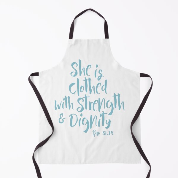 Item preview, She Is Clothed With Strength And Dignity Proverbs 31 25 Blue designed and sold by amazingjoy.