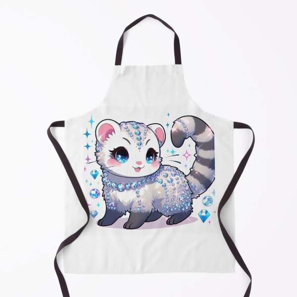 Item preview, Rhinestone Ferret designed and sold by Solace Sparkles.
