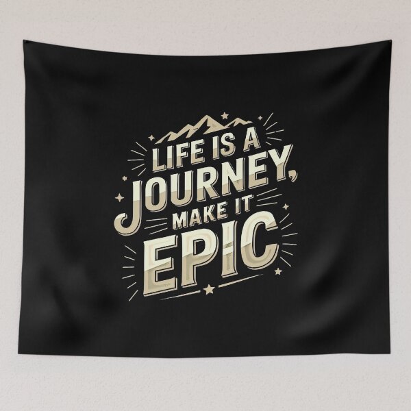Item preview, Motivational quote with mountainous background designed and sold by artwaves.