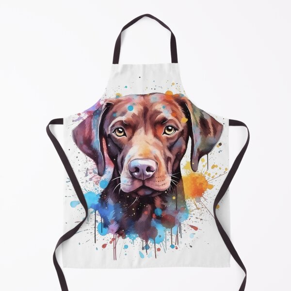 Item preview, Chocolate Lab | Colorful Watercolor Design #4 designed and sold by MatsurexDesigns.