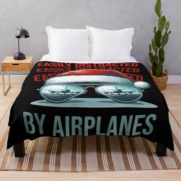 Item preview, CHRISTMAS SANTA EASILY DISTRACTED BY AIRPLANES designed and sold by justyna-s28.