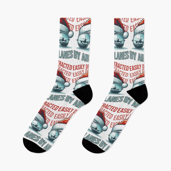 Item preview, CHRISTMAS SANTA EASILY DISTRACTED BY AIRPLANES designed and sold by justyna-s28.