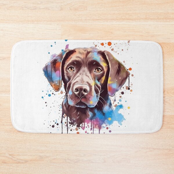 Item preview, Chocolate Lab | Colorful Watercolor Design #5 designed and sold by MatsurexDesigns.
