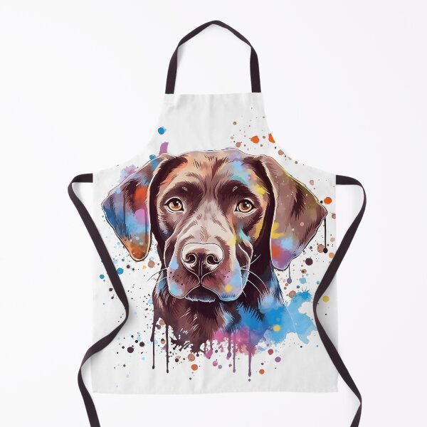 Item preview, Chocolate Lab | Colorful Watercolor Design #5 designed and sold by MatsurexDesigns.