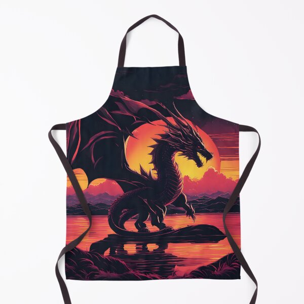Item preview, Dragon at Sunset  designed and sold by ArtsyWishesShop.