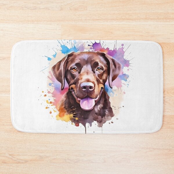 Item preview, Chocolate Lab | Colorful Watercolor Design #7 designed and sold by MatsurexDesigns.