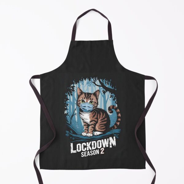 Item preview, Cat with a Face Mask - "Lockdown Season 2" designed and sold by kitty-kingdom.