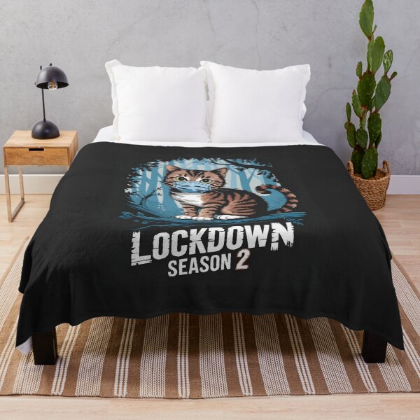 Item preview, Cat with a Face Mask - "Lockdown Season 2" designed and sold by kitty-kingdom.