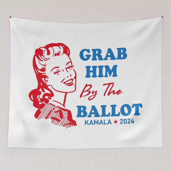 Item preview, Grab Him By The Ballot - Kamala 2024 designed and sold by vestalshop.