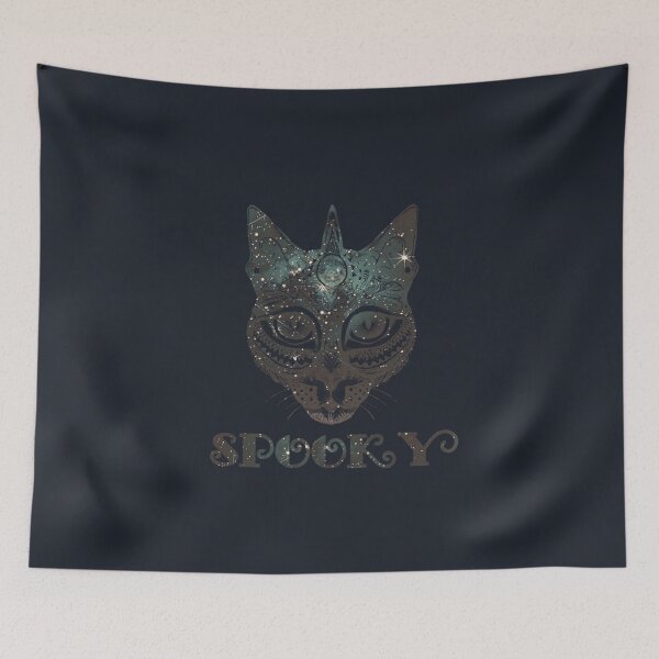 Item preview, Spooky Black Cat designed and sold by AnnDart.