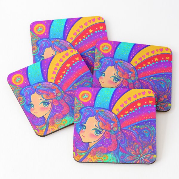 Item preview, Psychedelic Colorful 60's  designed and sold by TheDarkWardrobe.