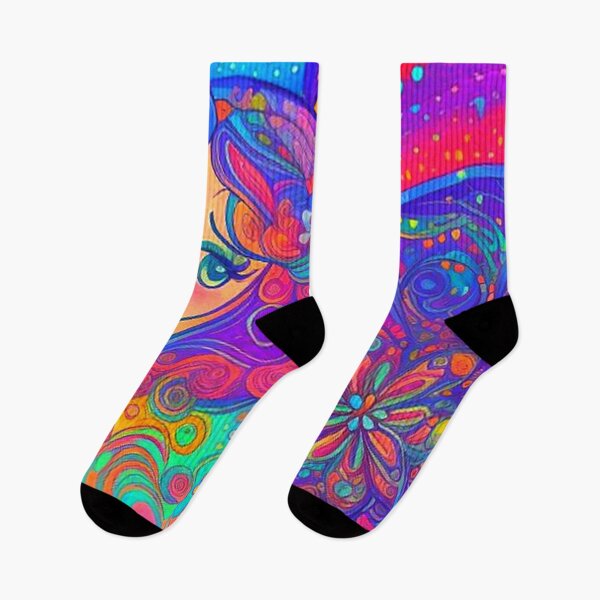 Item preview, Psychedelic Colorful 60's  designed and sold by TheDarkWardrobe.