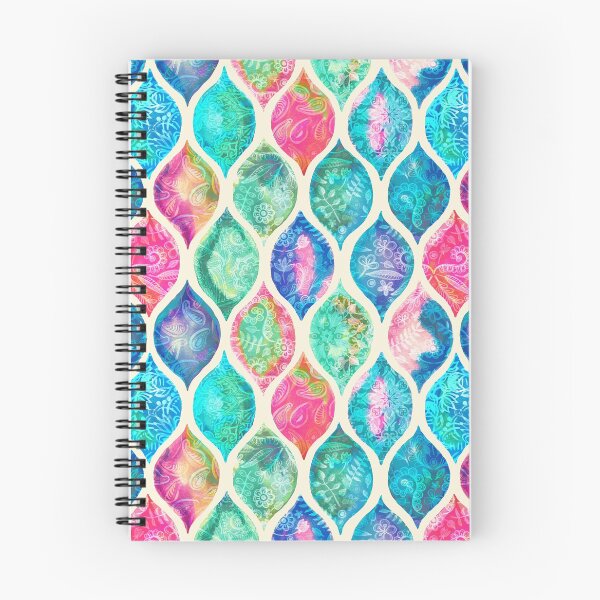 Item preview, Watercolor Ogee Patchwork Pattern designed and sold by micklyn.