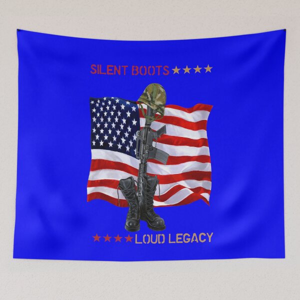 Item preview, Veteran Afghanistan War Veterans Silent Boots Loud Legacy designed and sold by fantasticdesign.
