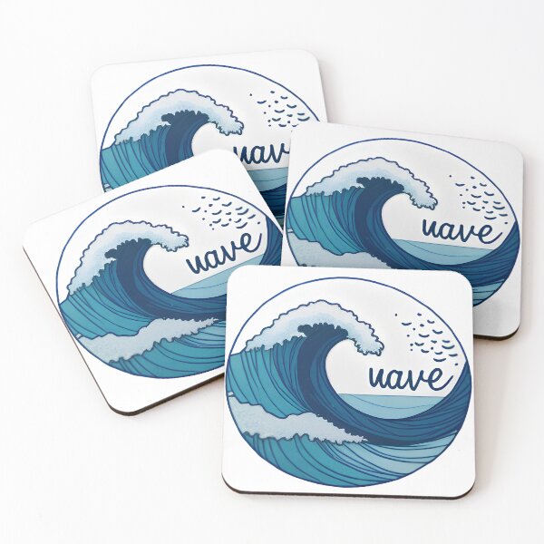 Item preview, Nave Waves sticker designed and sold by absousamsung.