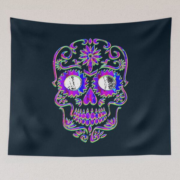Item preview, 3D Glitch Skull in vintage style designed and sold by navarraspain.