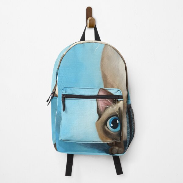 Item preview, Charming Elegance Siamese Cat's Captivating Gaze designed and sold by MAR1RJD.
