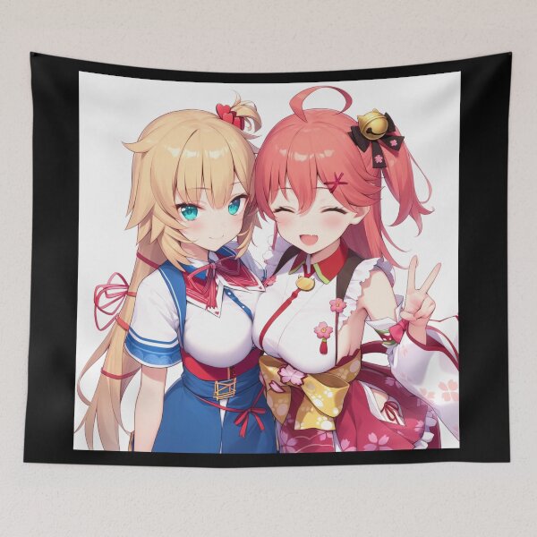 Item preview, Sakura Miko - Akai Haato designed and sold by Weeb  Store.