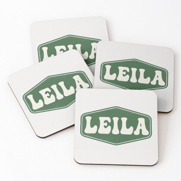 Item preview, LEILA Personalized Name Birthday Tag Family Name LEILA Girl Custom Name First Name Last Name  designed and sold by HalloweenGift.