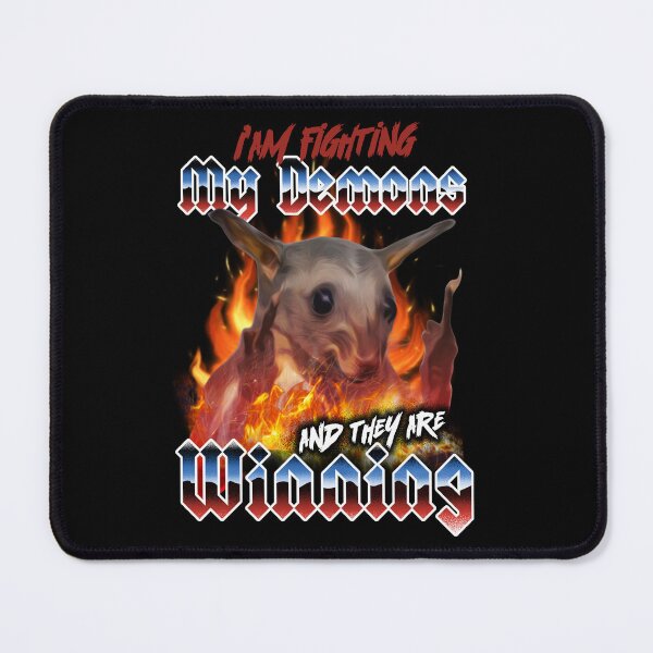 Item preview, possum fighting demons designed and sold by unfamouzzz.