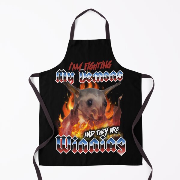 Item preview, possum fighting demons designed and sold by unfamouzzz.