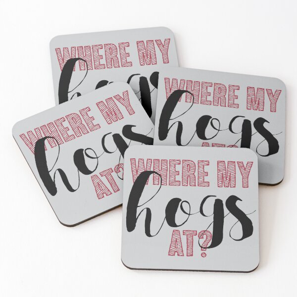 Item preview, Where My Hogs At? designed and sold by Spike The Punch Design Co..
