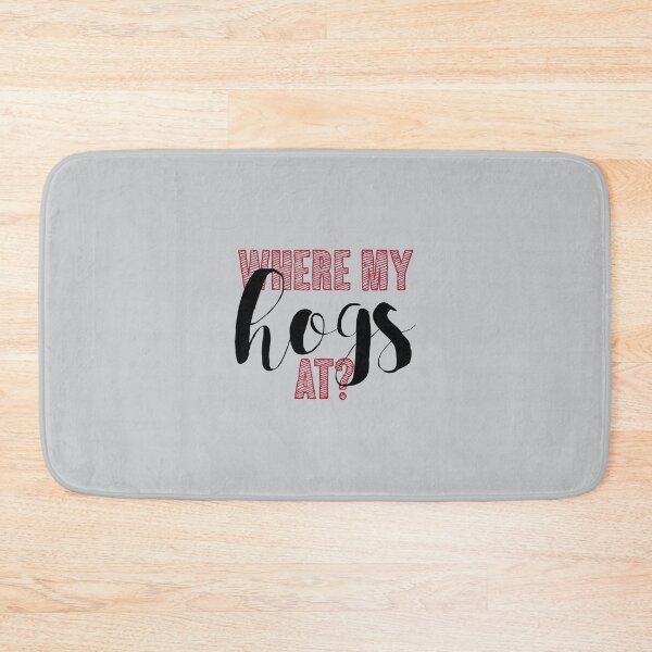 Item preview, Where My Hogs At? designed and sold by Spike The Punch Design Co..