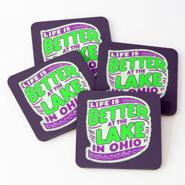 Item preview, Life Is Better At The Lake In Ohio USA America Quote designed and sold by TheArtOfPat.
