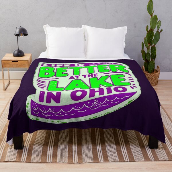 Item preview, Life Is Better At The Lake In Ohio USA America Quote designed and sold by TheArtOfPat.
