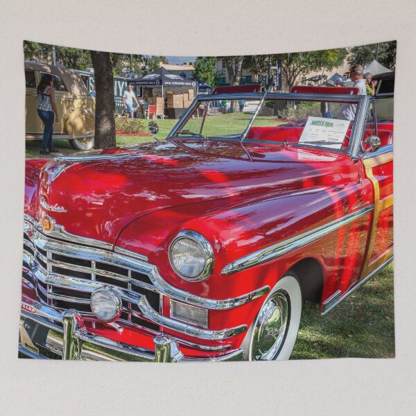 Item preview, 1949 Red Chrysler Town and Country Woody Convertible X121 designed and sold by RichFrancoCars.