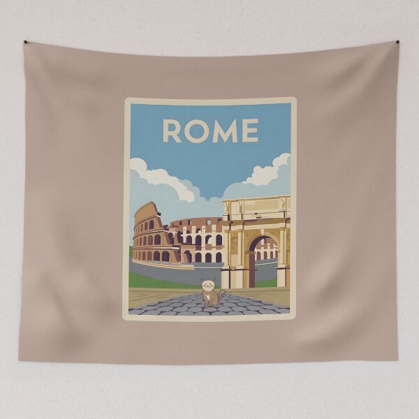Item preview, Cat in Rome designed and sold by kitty-kingdom.