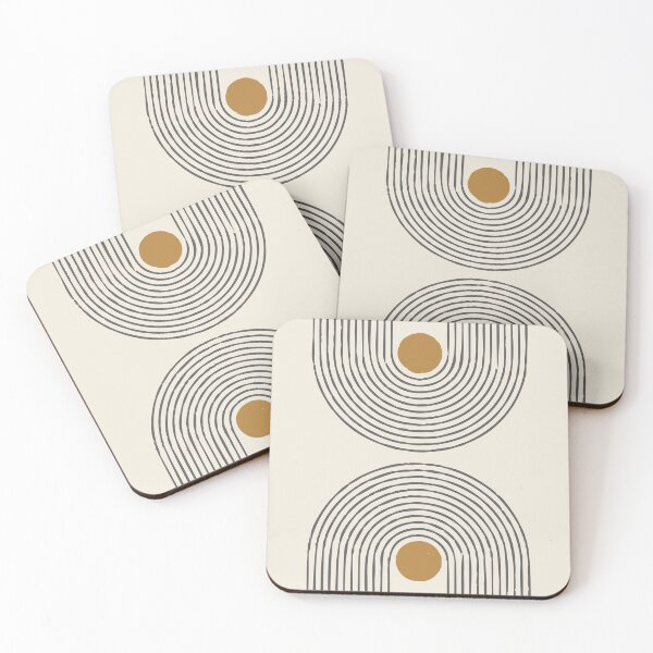 Item preview, Midcentury Modern - Arch Duo, Gold III designed and sold by Sumaia Sharmin.