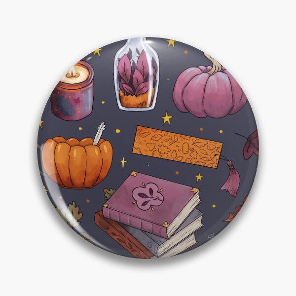 Item preview, Autumn Essentials bookish illustrations designed and sold by Ellen Wilberg.