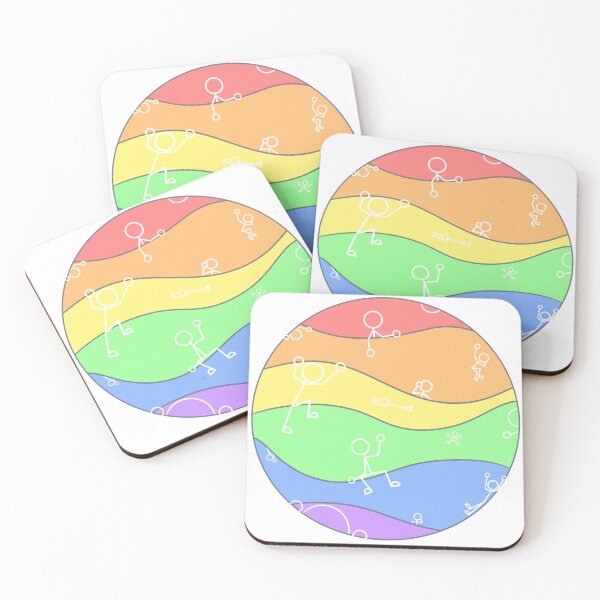 Item preview, abstract rainbow doodle designed and sold by Fia Soisson.