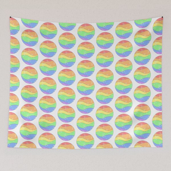 Item preview, abstract rainbow doodle designed and sold by Fia Soisson.
